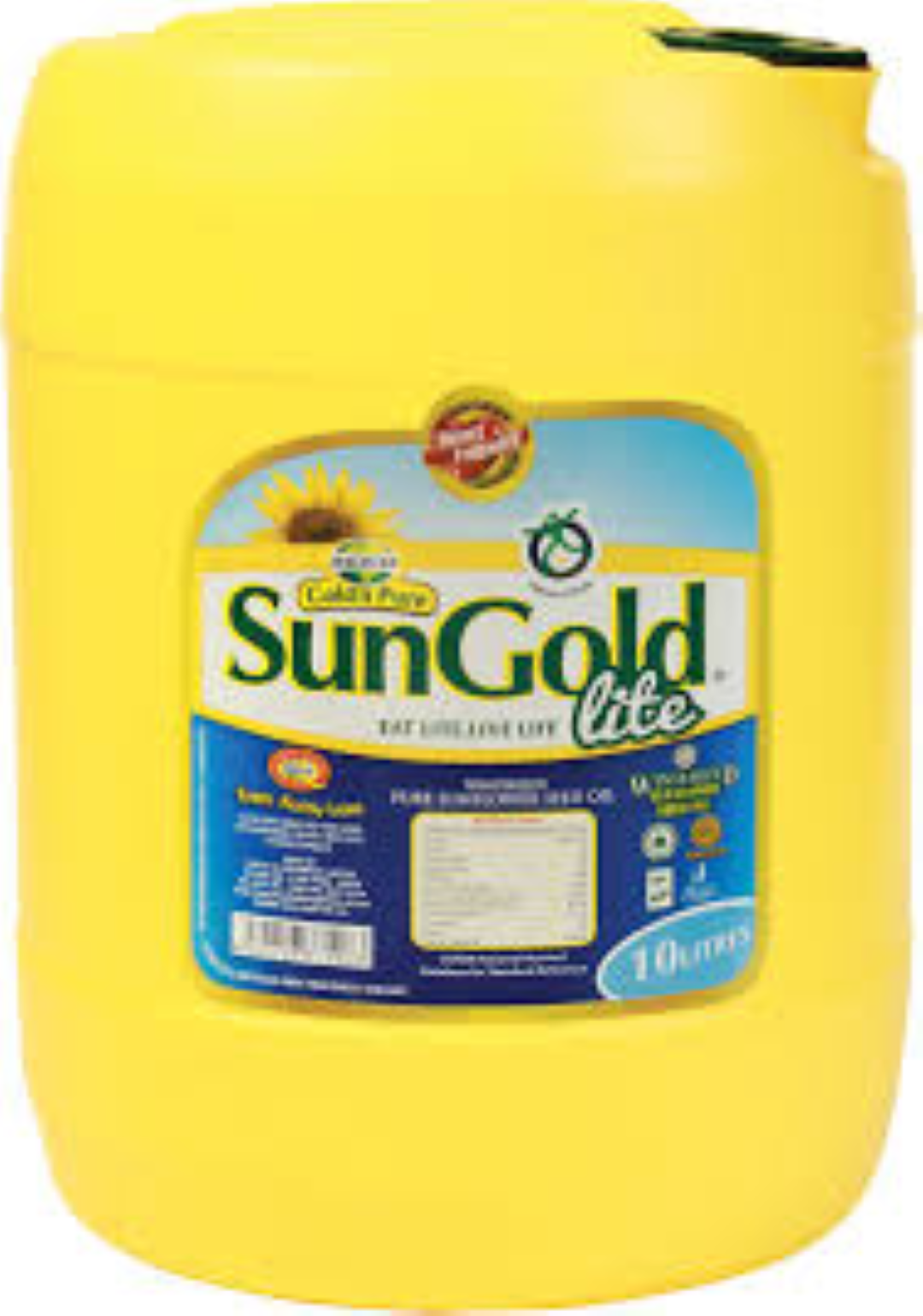 SUNGOLD COOKING OIL 10LITRES J.CAN